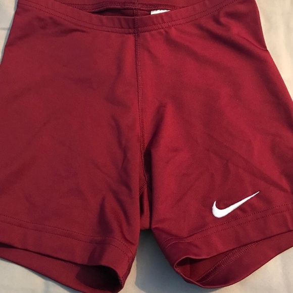 nike red volleyball shorts